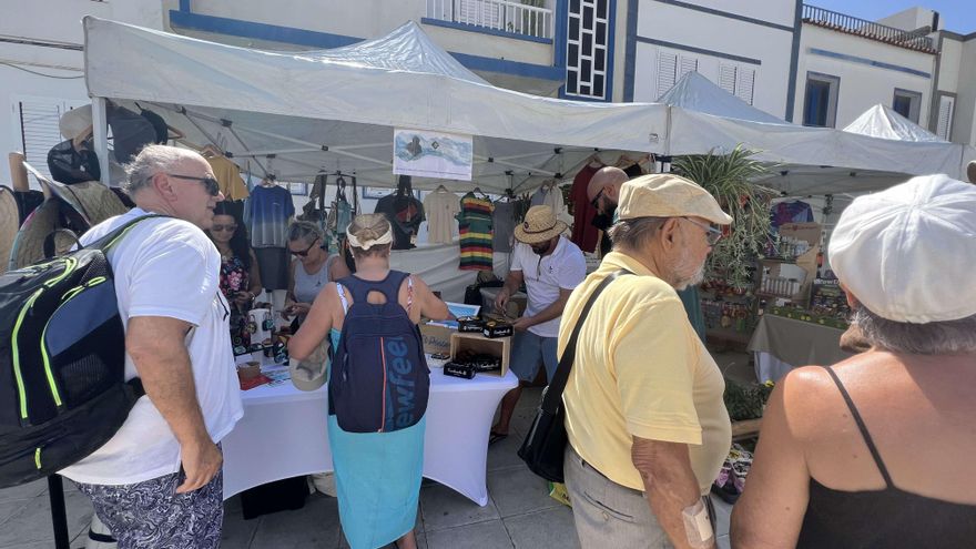 Puestos instalados con motivo del Agaete Chill Out