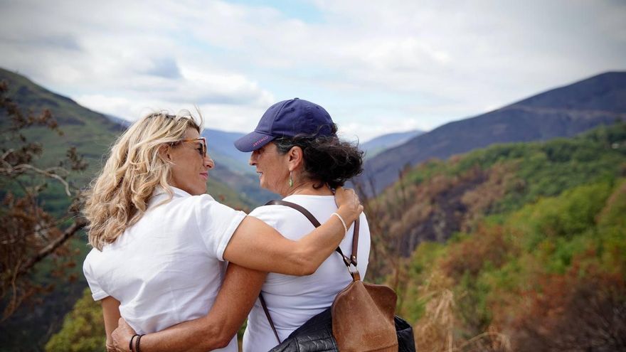 Yolanda Díaz empieza a sumar en casa antes del maratón de actos por todo el país