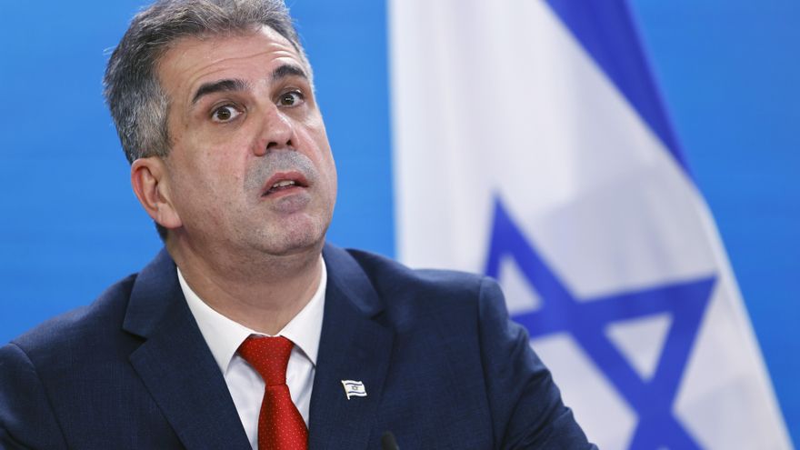 Fotografía de archivo en la que se registró al canciller de Israel, Eli Cohen, en Berlín (Alemania). EFE/Hannibal Hanschke