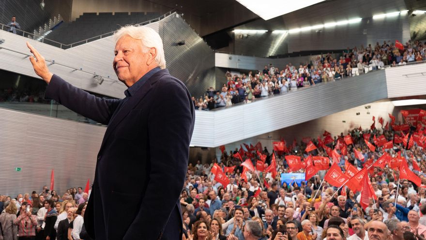 El expresidente del gobierno Felipe González.