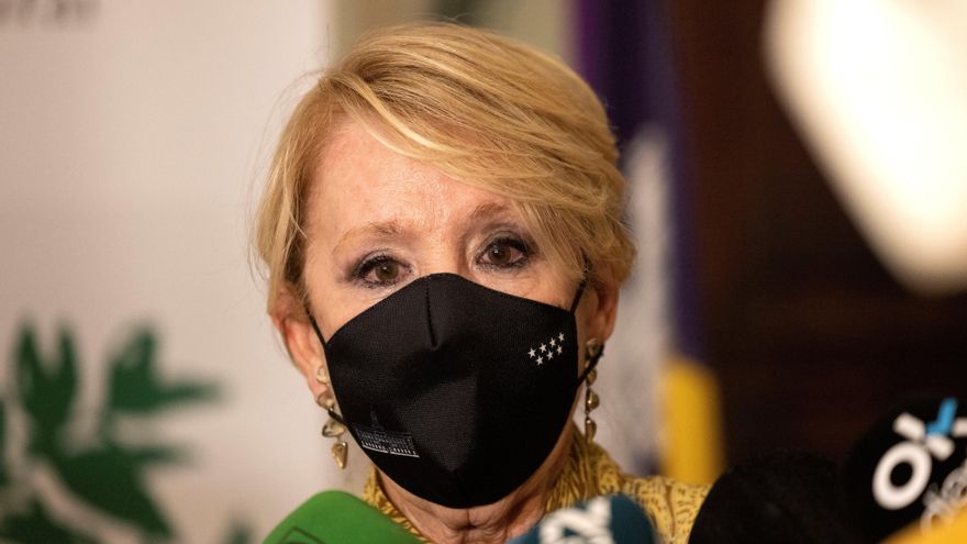 La expresidenta de la Comunidad de Madrid Esperanza Aguirre esta semana. EFE/CATI CLADERA