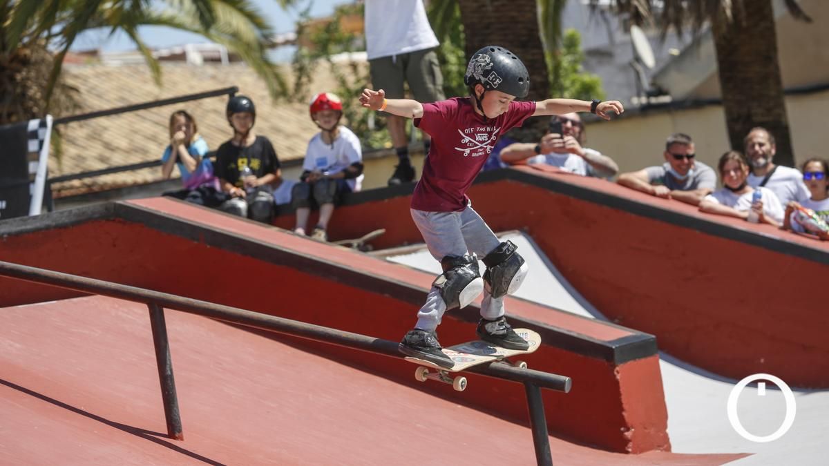 Prueba andaluza de skate en el skatepark de Cañero