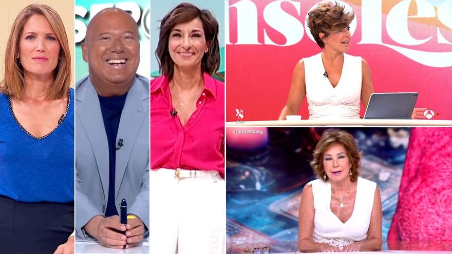 Así fue en audiencias el primer día de Arús y Adela González, y el 'nuevo' duelo de Sonsoles y Ana Rosa