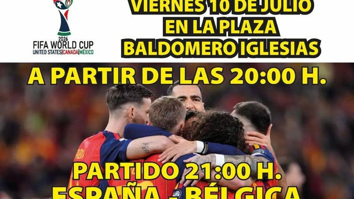 Torrelavega instalará una pantalla gigante para ver el partido de España en los cuartos de final del Mundial.