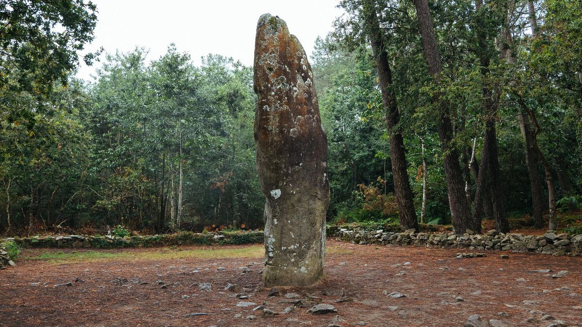 El 'Gigante de Manio', el menhir más grande de Carnac.