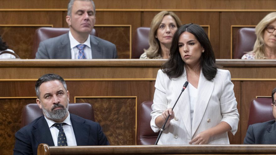 Archivo - La portavoz de VOX en el Congreso, Pepa Millán, en el Congreso de los Diputados, a 11 de septiembre de 2024, en Madrid (España).