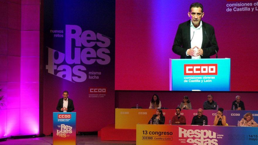 Un emocionado Vicente Andrés deja CCOO "muy contento" porque estuvieron "a la altura" ante la COVID y Vox