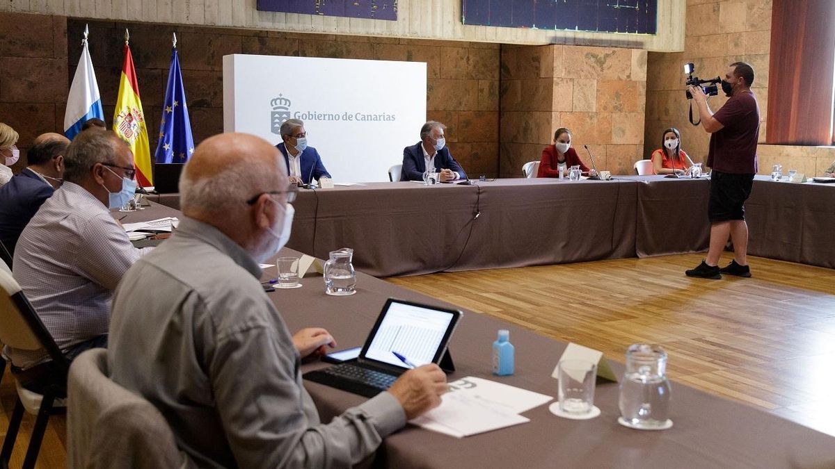 Un momento de la reunión.