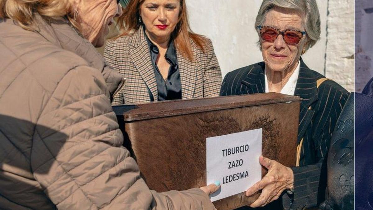 Talarrubias recupera los restos de Tiburcio Zazo, represaliado por el franquismo en la prisión vasca de Orduña