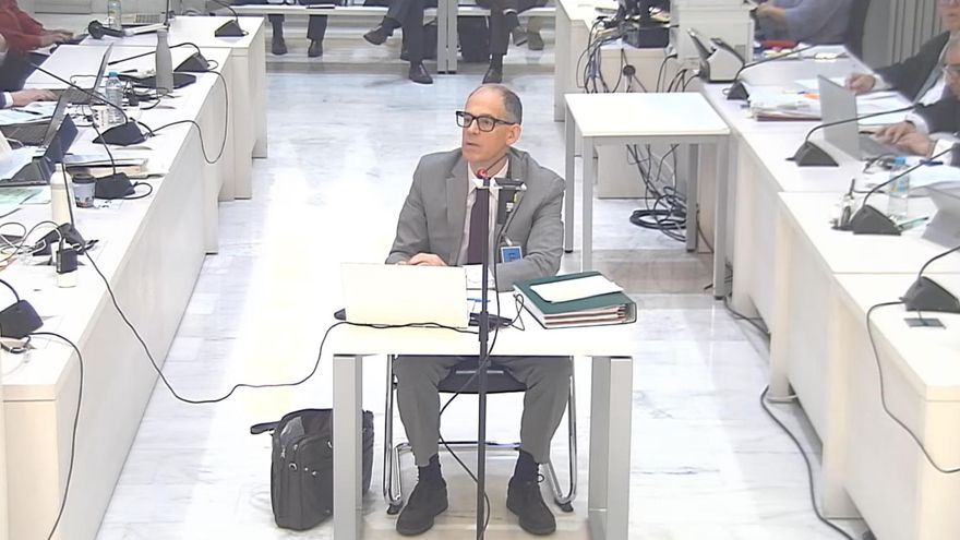 Manuel Morocho, en una captura de su declaración ante el tribunal de Kitchen