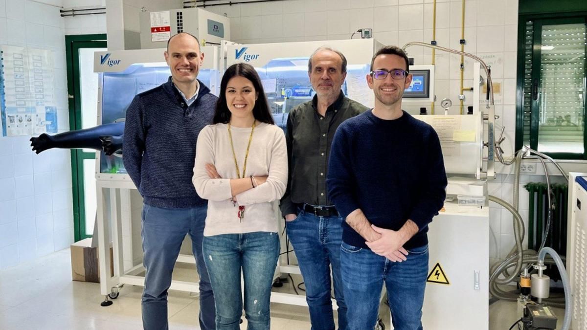 El equipo de la UCO que trabaja en el proyecto Sunrey.