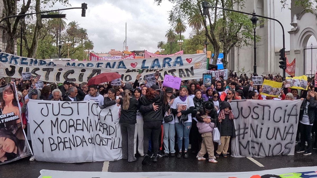 Inicio la movilización para reclamar justicia por los crímenes de Brenda, Morena y Lara