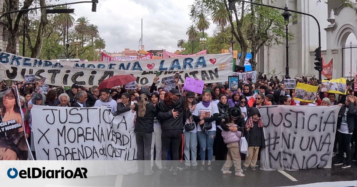 Triple femicidio de Florencio Varela: miles de personas se movilizan para reclamar justicia por Brenda, Morena y Lara