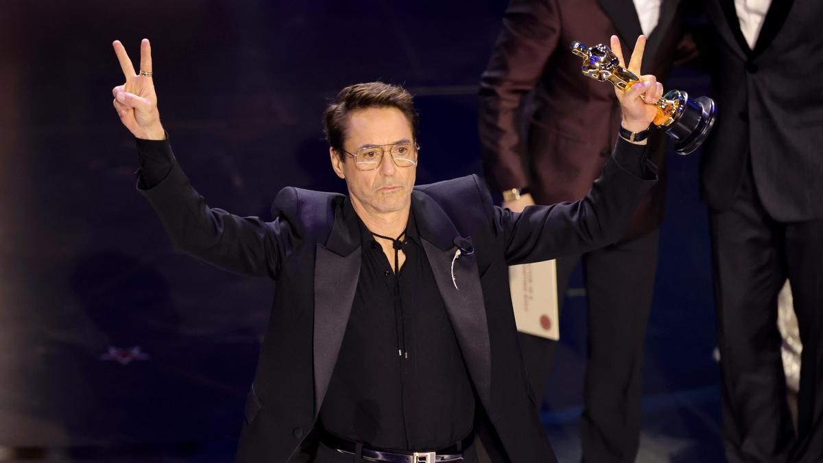 Robert John Downey Jr. tras ganar el Oscar a Mejor actor de reparto por 'Oppenheimer'