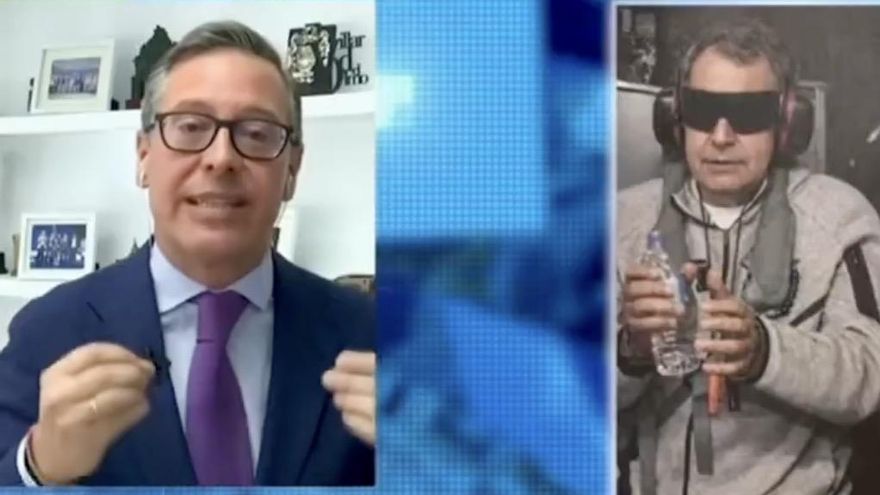 Alfonso Serrano defiende el montaje en el que las Nuevas Generaciones del PP presentaban a Zapatero esposado como Maduro: "Me encanta"