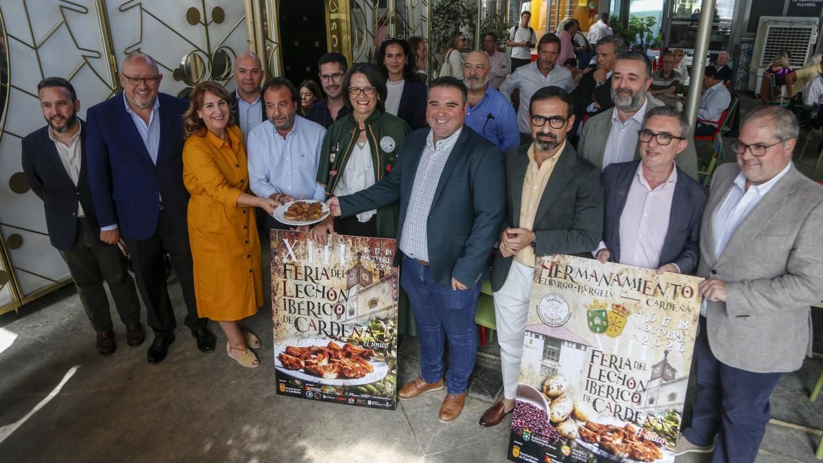 Presentación de la XIII Feria del Lechón Ibérico de Cardeña