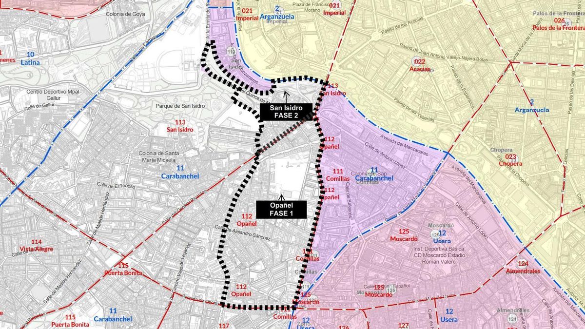 Votación abierta para regular con parquímetros 3.100 plazas de aparcamiento en dos barrios de Carabanchel
