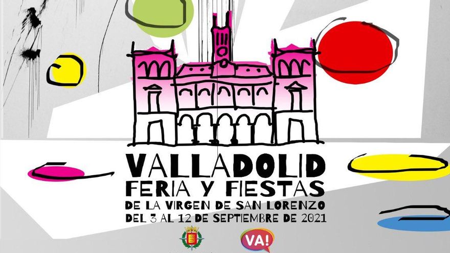 Cartel de las fiestas de Valladolid 2021.