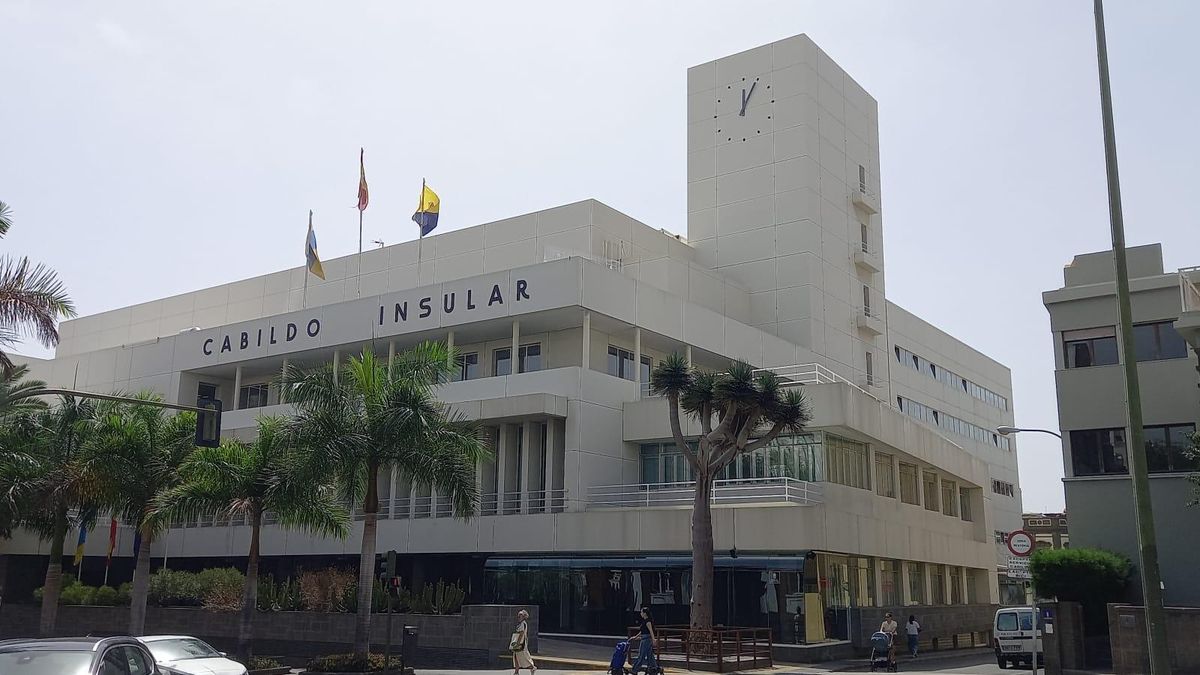 Fachada del Cabildo de Gran Canaria.
