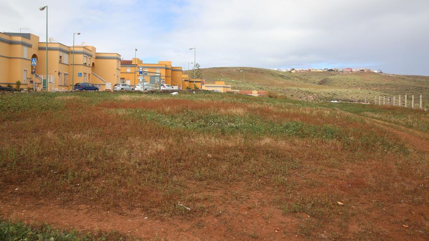 Terrenos entre calle Juan González Travieso y el Barranco de Tamaraceite, donde los vecinos plantean un parque urbano.