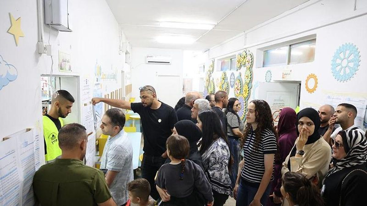 Votantes palestinos-israelíes en la localidad de Taibe, en el norte de Israel, el 27 de octubre de 2026.
