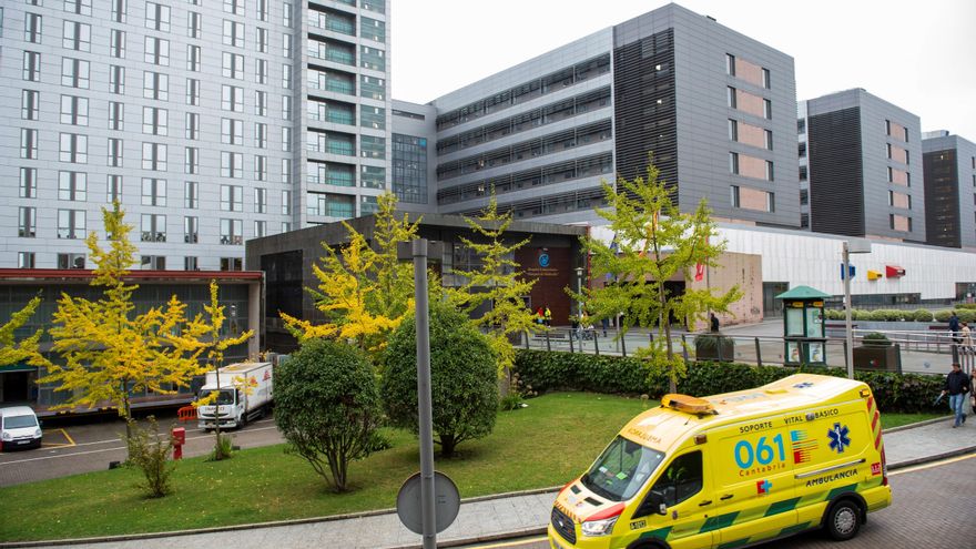 Vista del hospital Marqués de Valdecilla. EFE/Pedro Puente Hoyos/Archivo