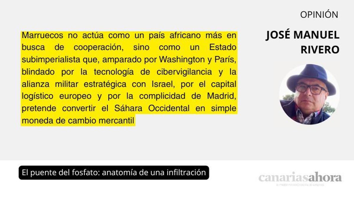 El puente del fosfato: anatomía de una infiltración
