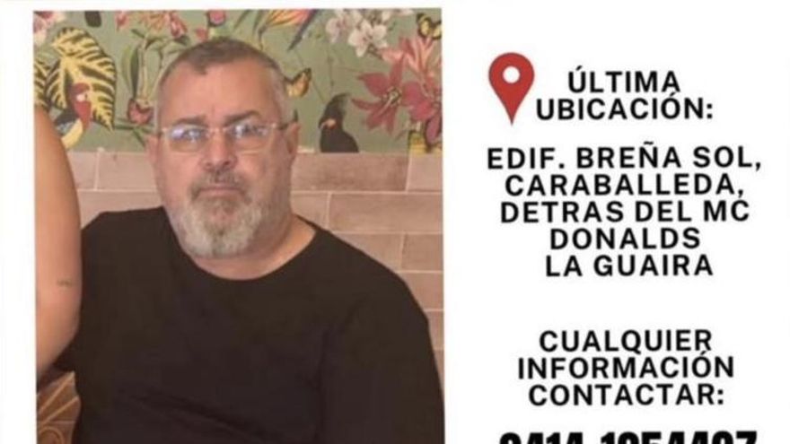Una familia de Lanzarote busca a Carlos Javier, desaparecido en Venezuela: ''Quizás esté entre los escombros''