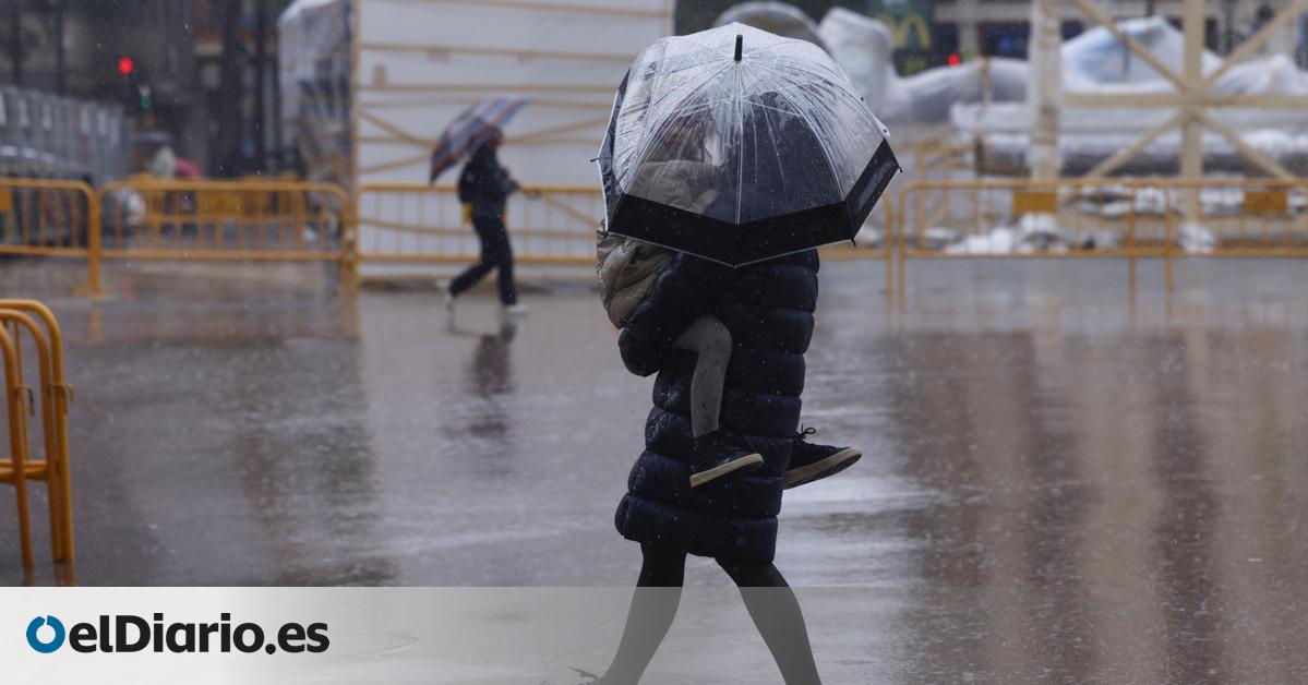 La semana arranca con una dana que dejará lluvias fuertes, nieve y más frío de lo normal