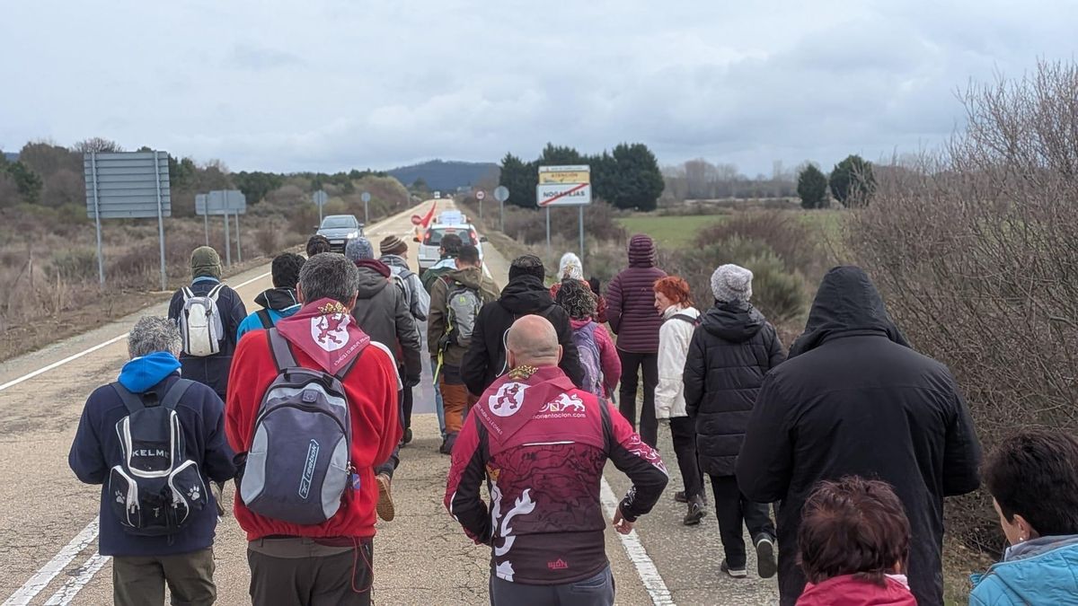 Una de las marchas ‘El monte no olvida’