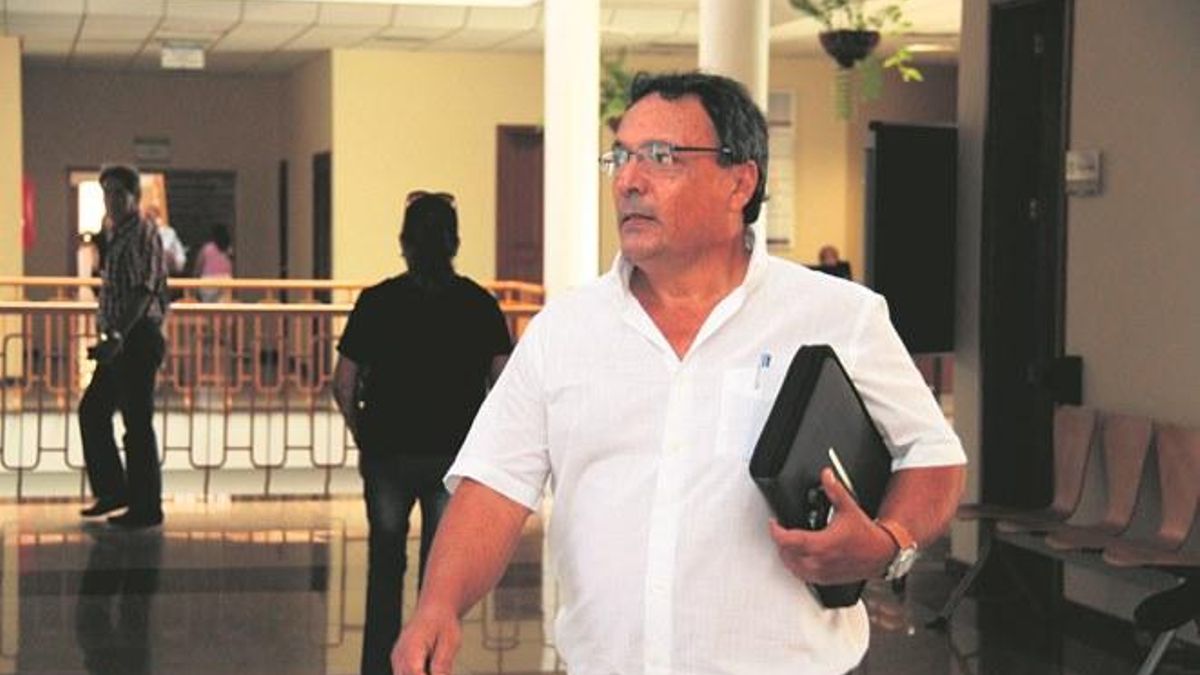 El exconsejero de Obras Públicas del Cabildo de Lanzarote Sergio Machín, en una imagen de archivo.