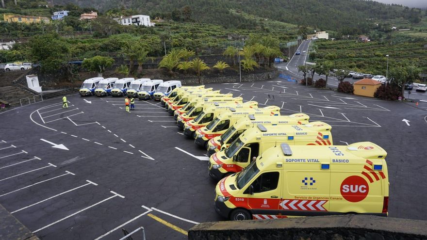 Presentación nuevas ambulancias de La  Palma.