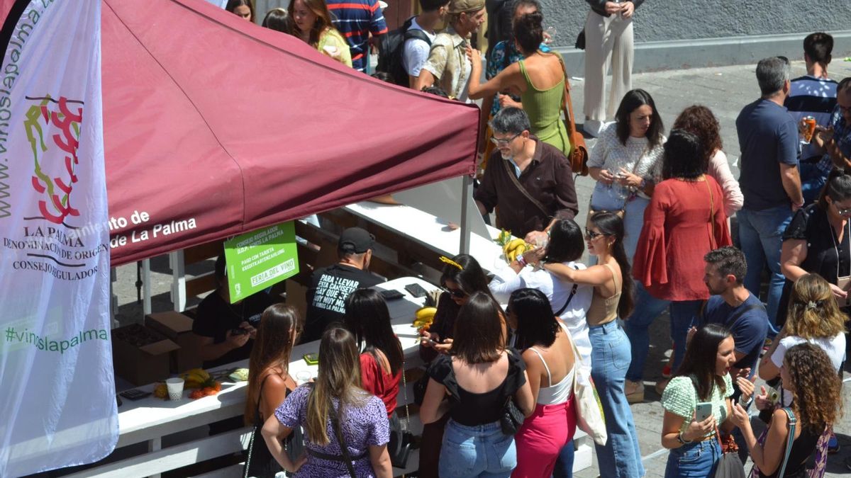 Imagen de archivo de la Feria del Vino de Santa Cruz de La Palma.