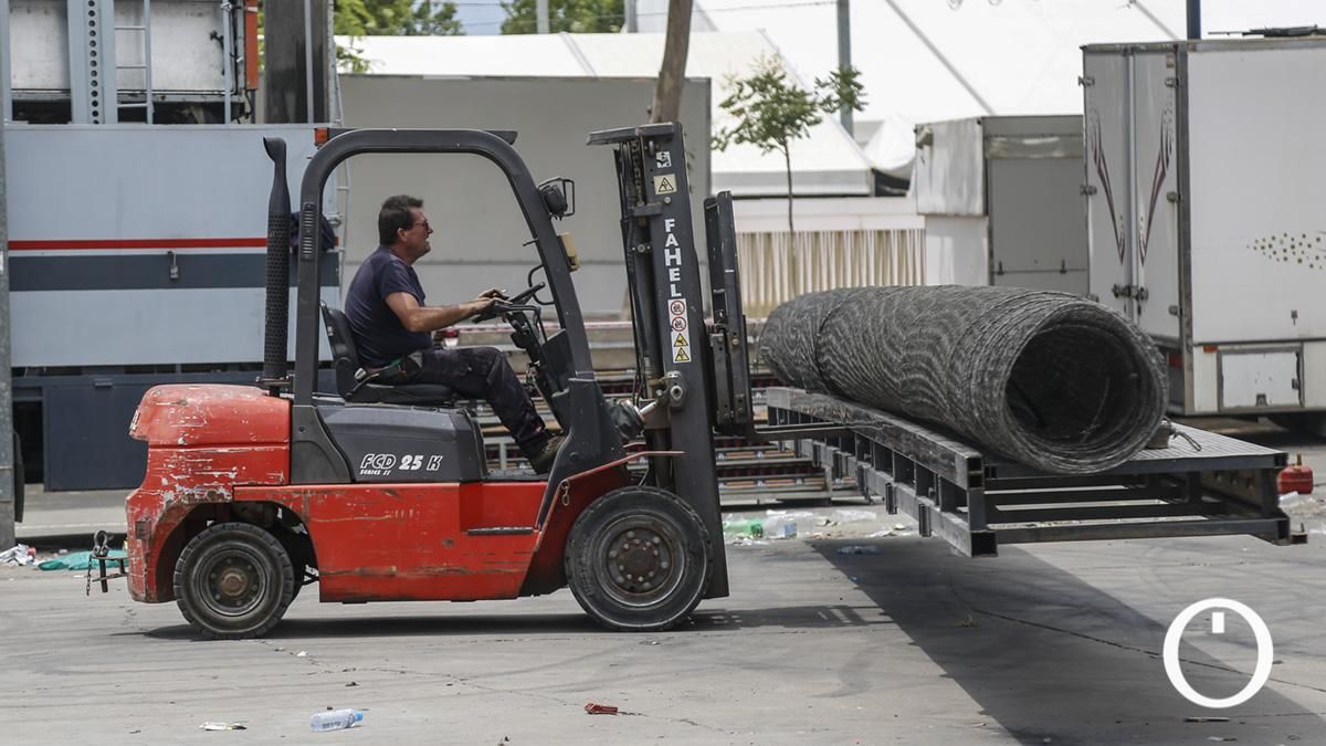 Desmontaje de la Feria