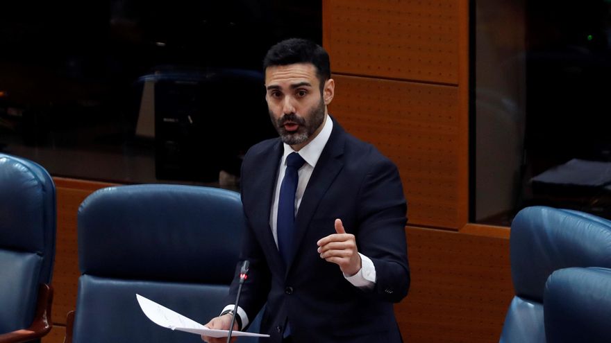 El portavoz adjunto de Ciudadanos en la Asamblea de Madrid, Sergio Brabezo. EFE/J.J. Guillen/Archivo