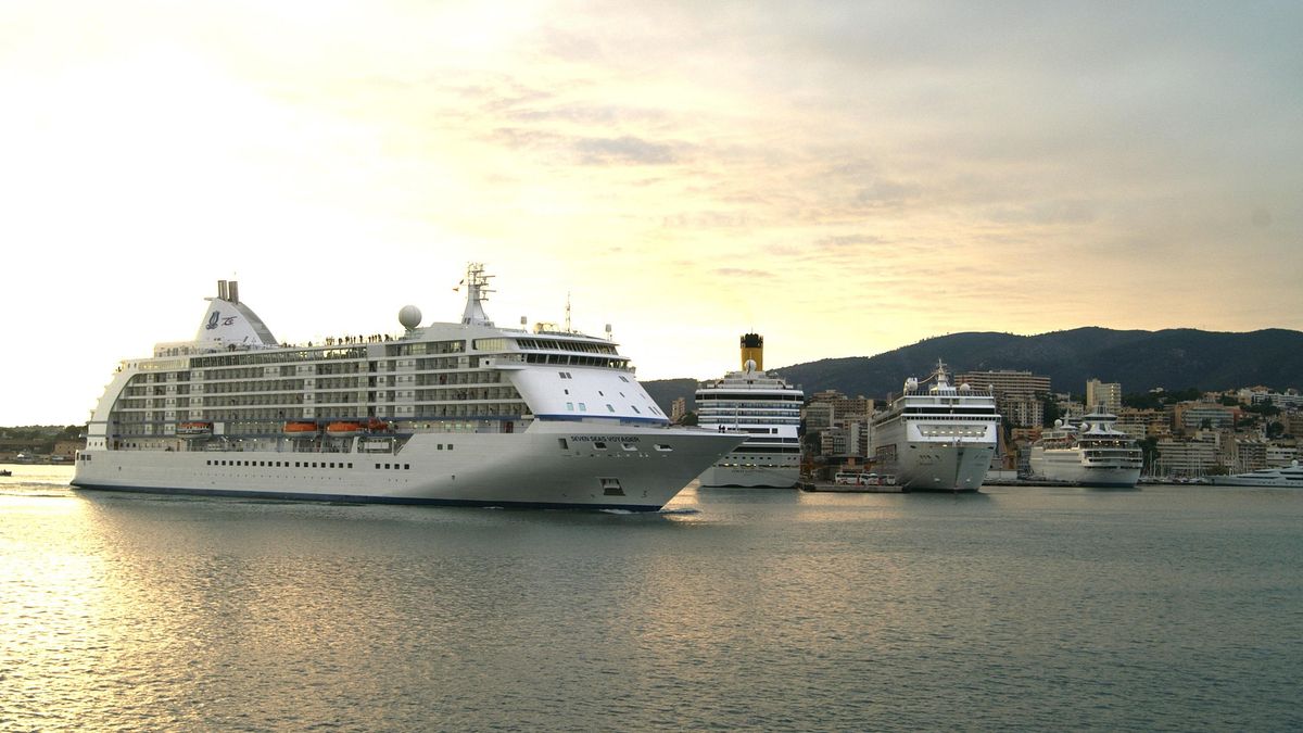 Cruceros en el puerto de Palma