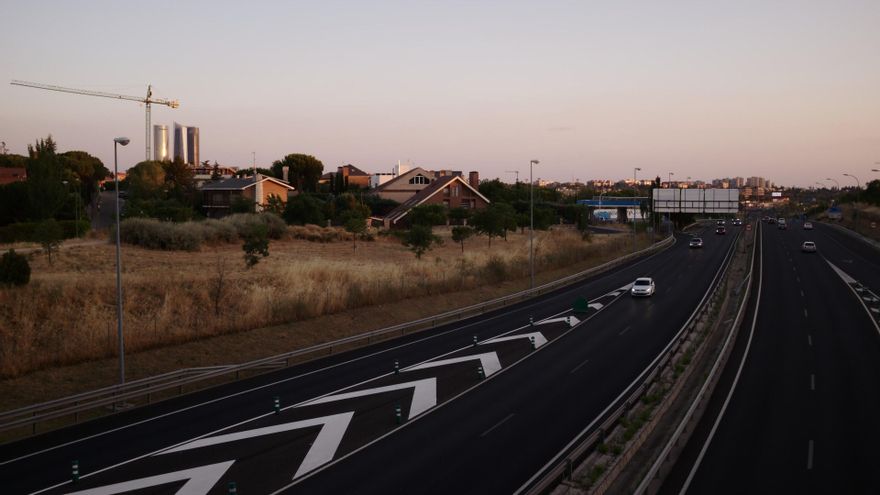 Obras en la M-607: el tercer carril incluye un paso de fauna que preserva rutas naturales de animales