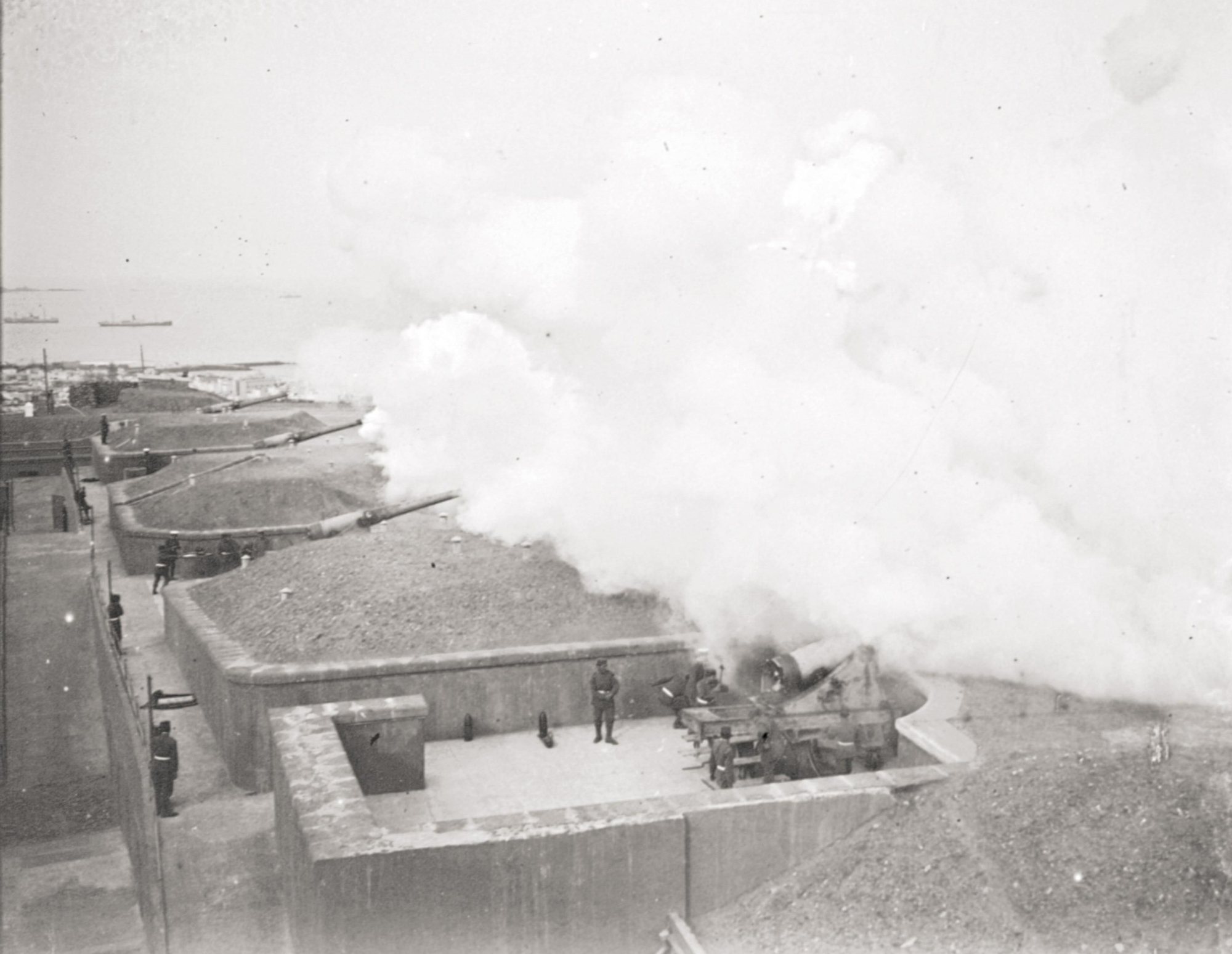 Salvas militares en las Baterías de San Juan (FEDAC)