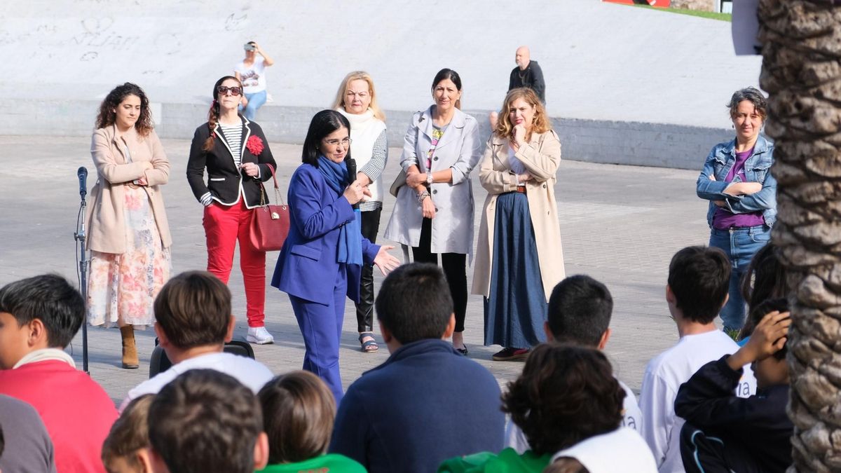 La alcaldesa de Las Palmas de Gran Canaria, Carolina Darias, en el I Encuentro por la Igualdad