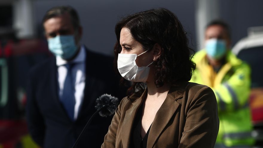 La presidenta de la Comunidad de Madrid, Isabel Díaz Ayuso