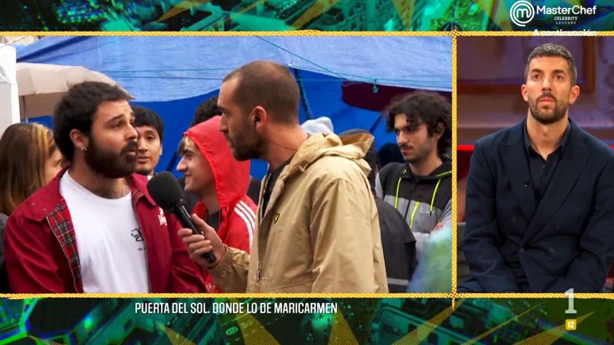 Jorge Ponce en la acampada de Sol en 'La Revuelta'