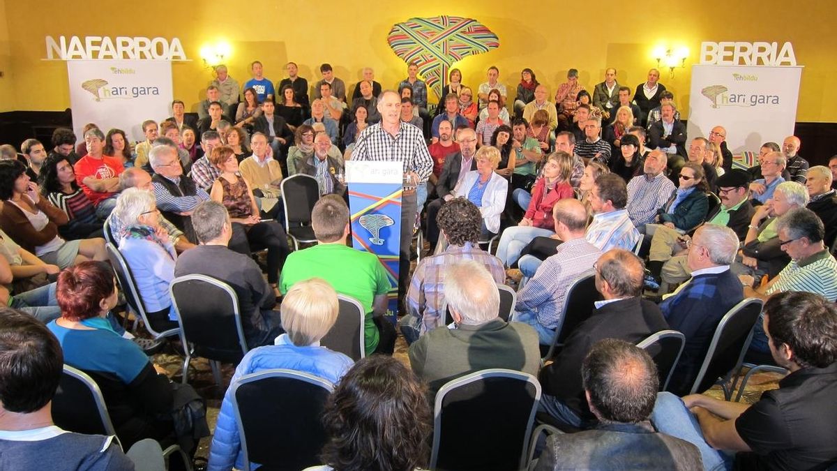 Adolfo Araiz, candidato de EH Bildu a las elecciones forales, dice que "es el momento del cambio sin exclusiones"