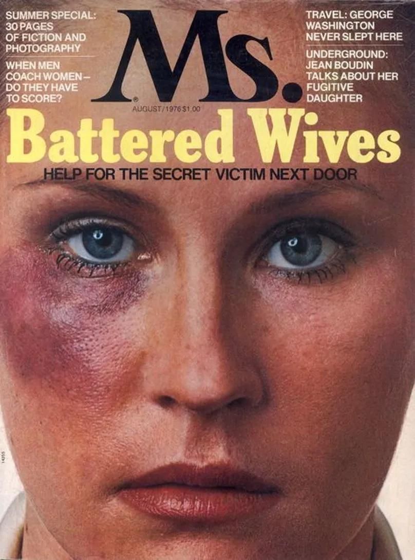 Tapa de Ms. sobre violencia de género, ¡en 1976!