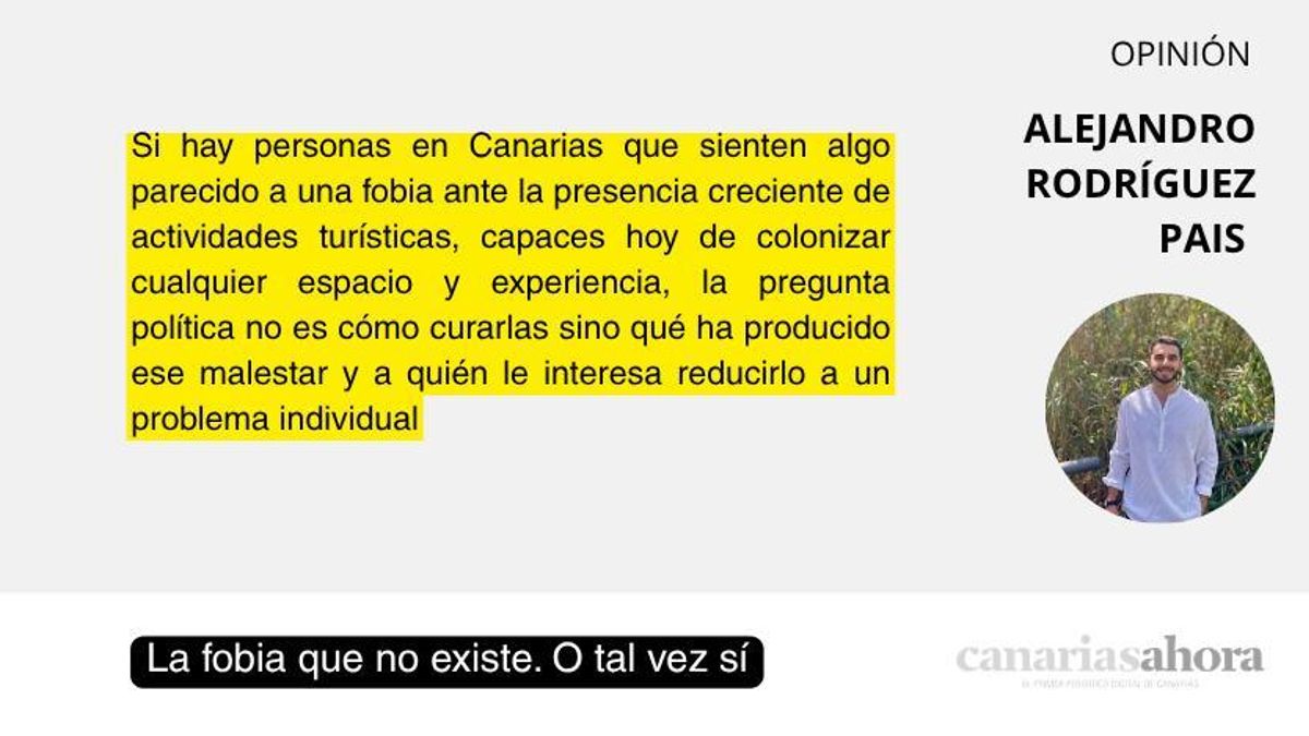 La fobia que no existe. O tal vez sí