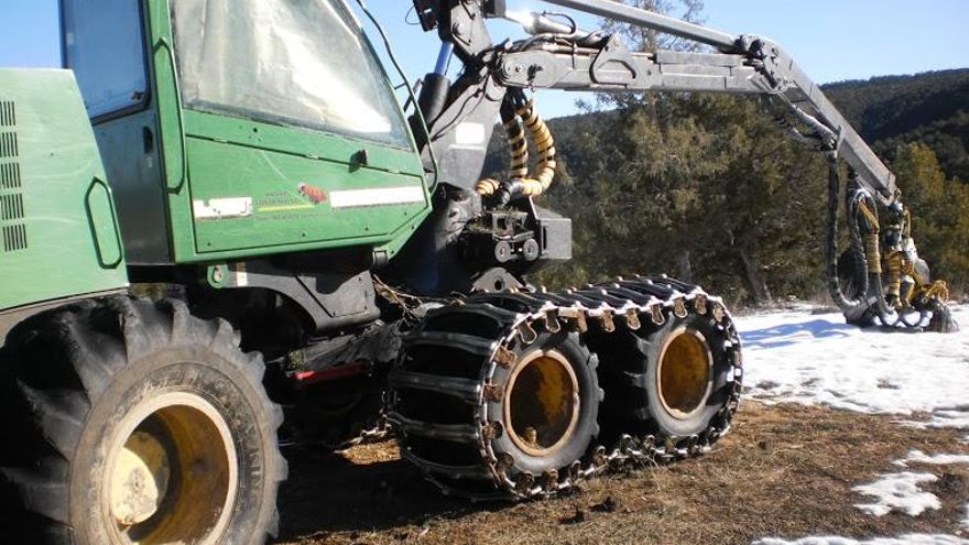 Maquinaria utilizada en la tala