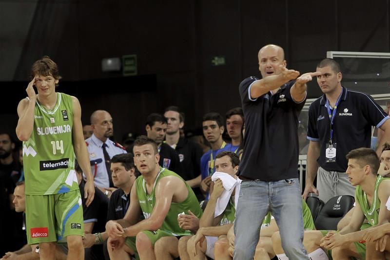 Partido entre EEUU y Eslovenia en el Gran Canaria Arena. Efe.