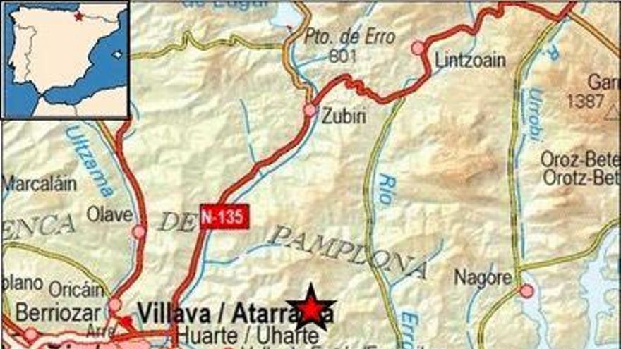 Navarra registra dos terremotos de magnitud 3,9 y 3,2 con epicentro al norte de Pamplona