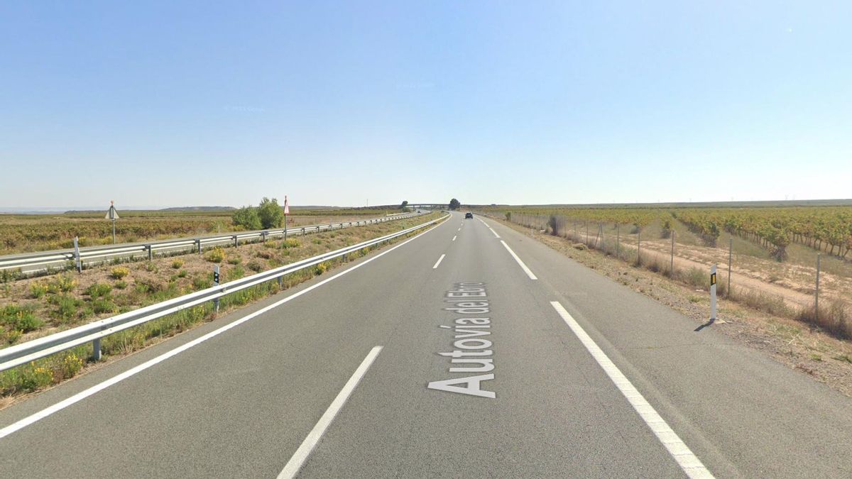 Autopista AP-68 en Aldeanueva de Ebro
