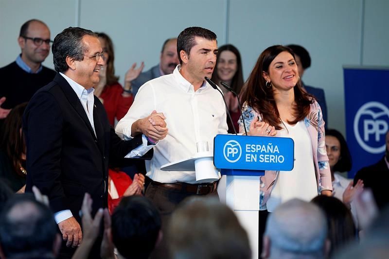 Acto de campaña del PP en Tenerife. (EFE).