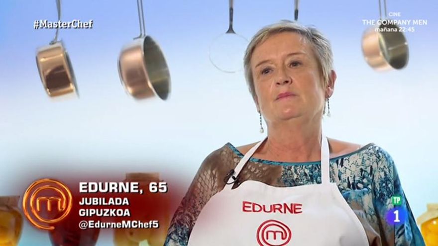 Edurne explica por qué sigue en MasterChef